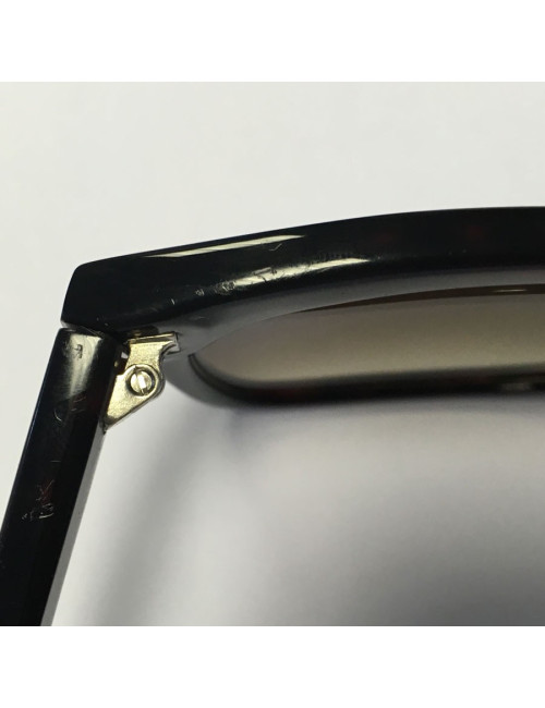 Lunettes de soleil SAINT LAURENT Homme en plastique marron