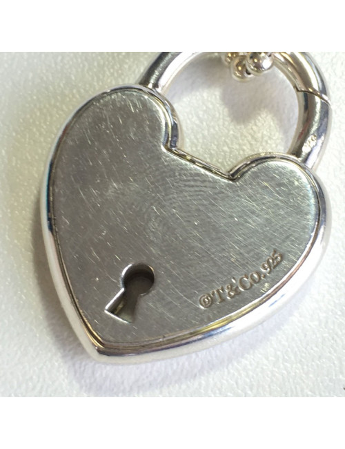 Collier TIFFANY & Co chaîne argent et cœur 