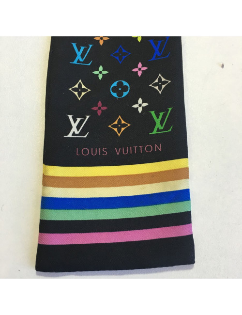 Tilly ou bandeau LOUIS VUITTON en soie noire
