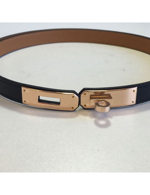Ceinture Kelly HERMES en cuir taille