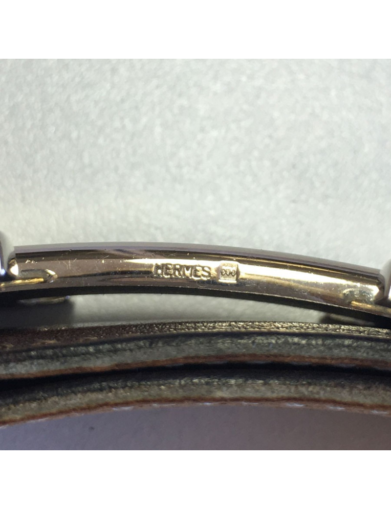 Ceinture H HERMES T 76 réversible