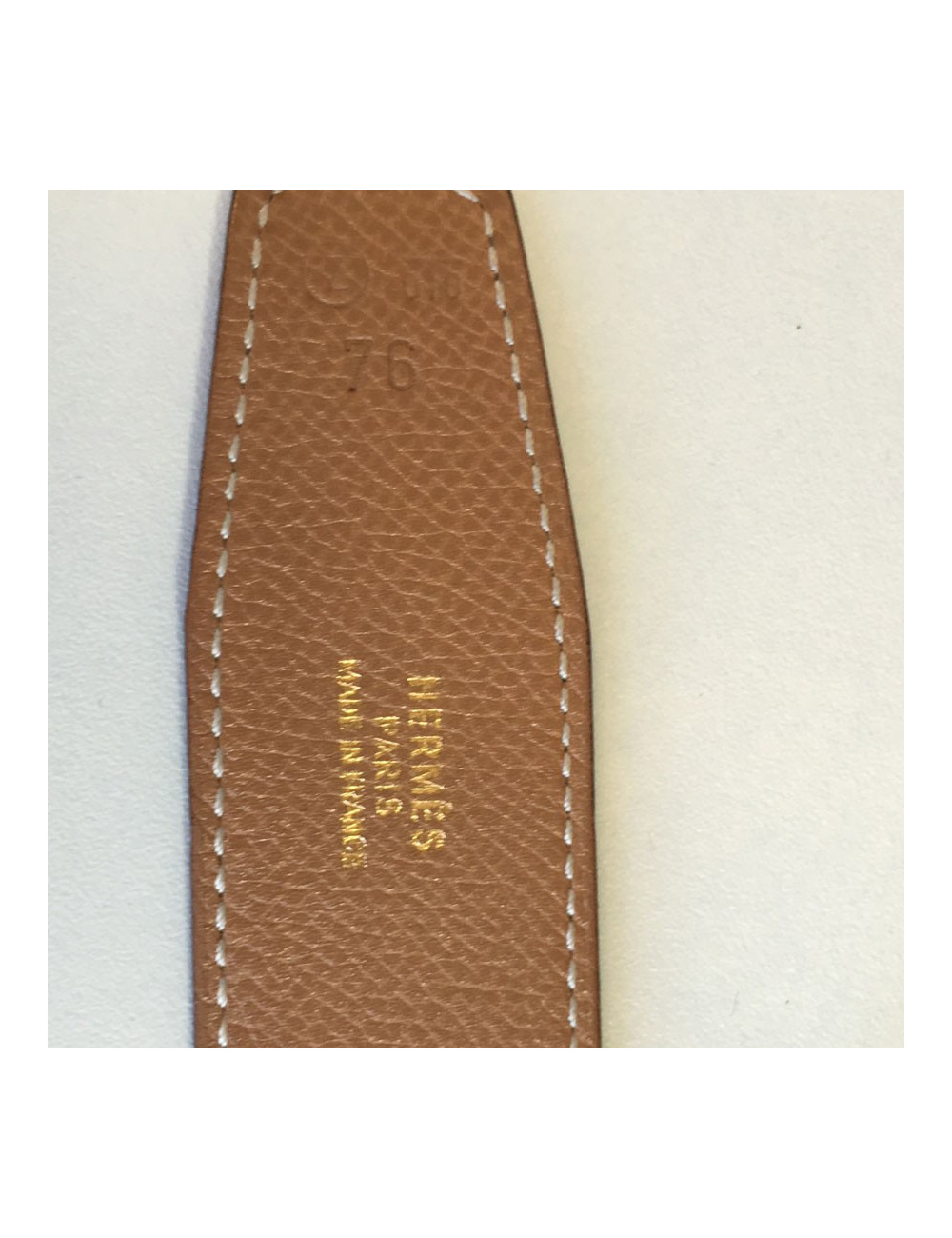 Ceinture H HERMES T 76 réversible