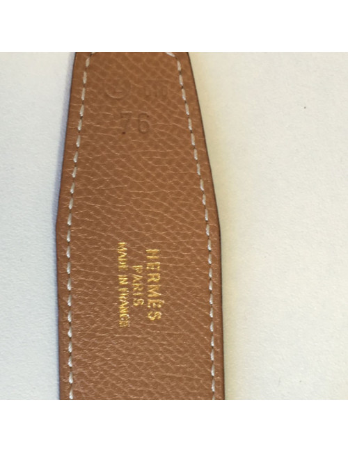 Ceinture H HERMES T 76 réversible