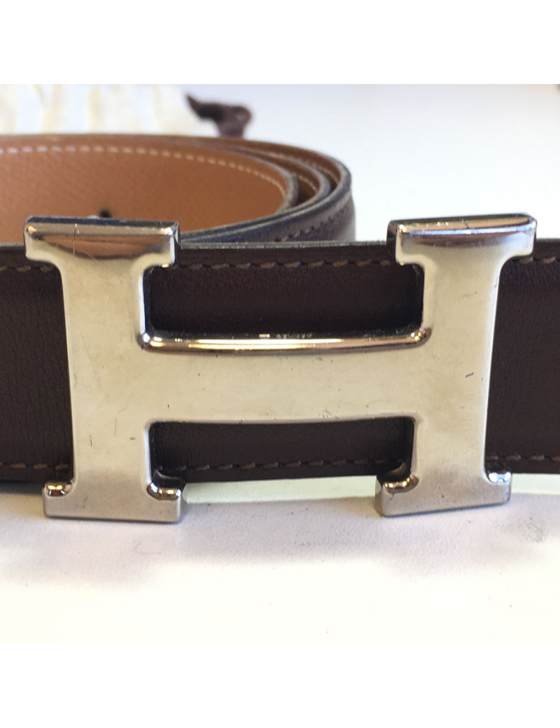 Ceinture H HERMES T 76 réversible