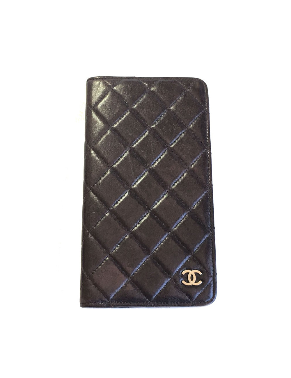 Porte agenda CHANEL Marron matelassé