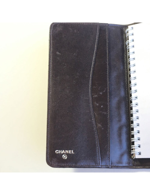Door agenda CHANEL Brown quilted leather