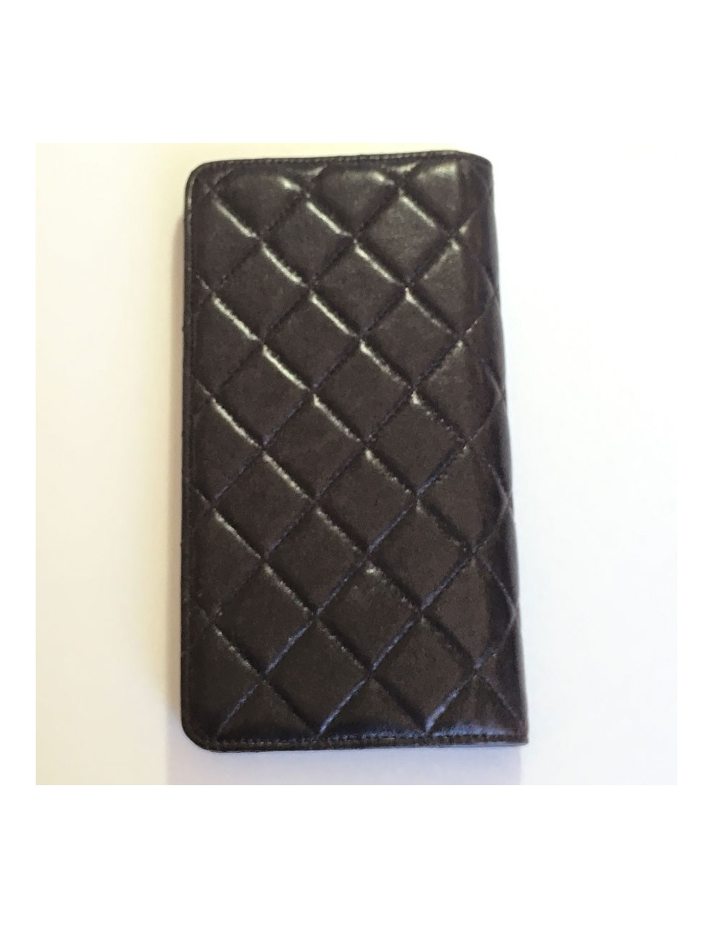 Door agenda CHANEL Brown quilted leather