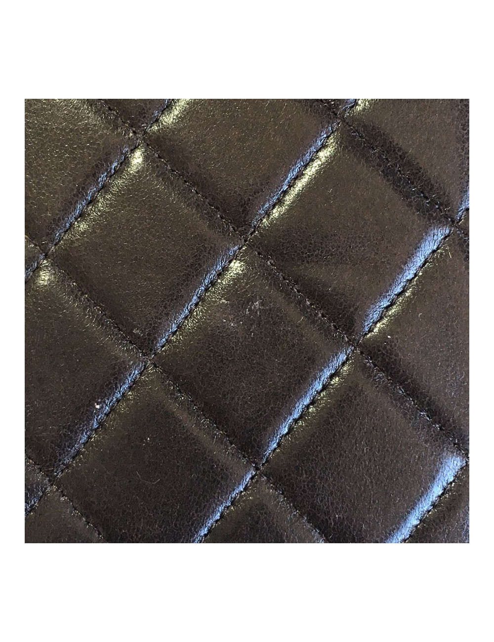 Door agenda CHANEL Brown quilted leather