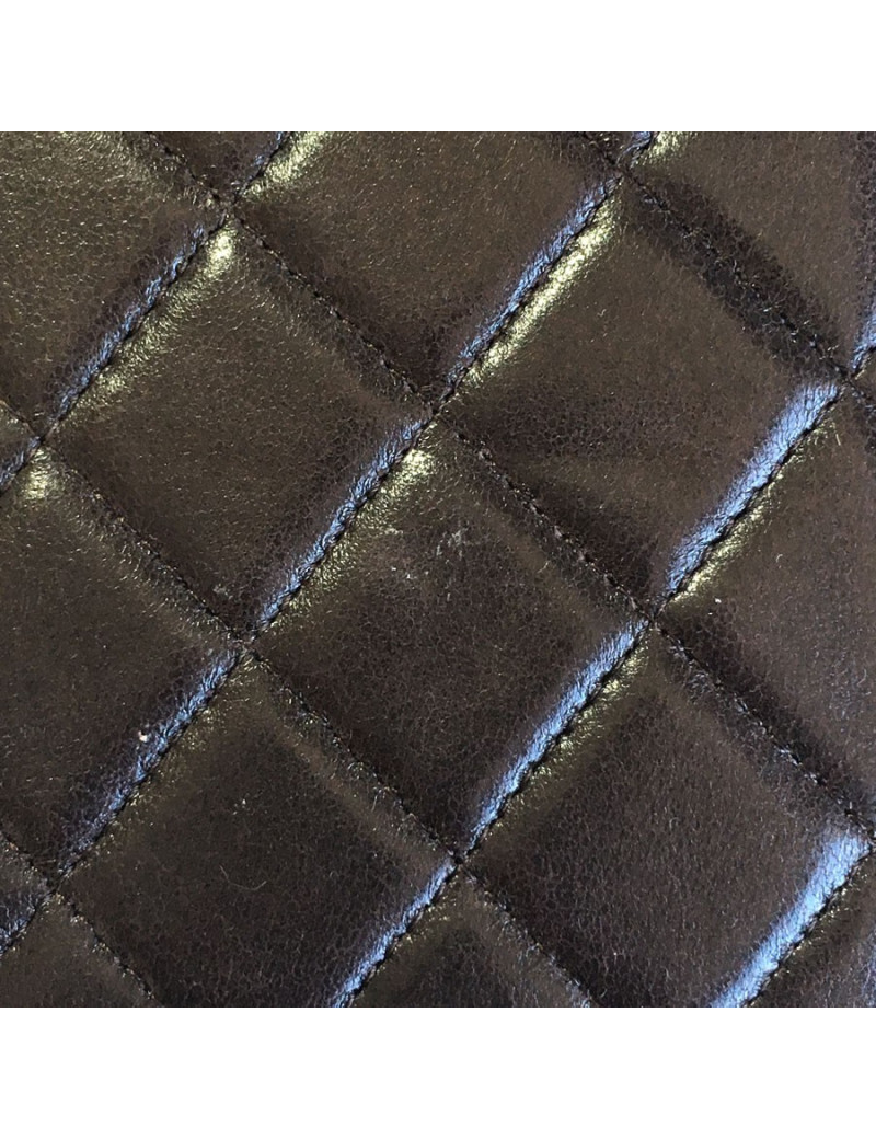 Door agenda CHANEL Brown quilted leather