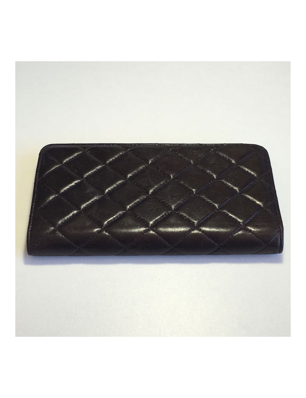 Door agenda CHANEL Brown quilted leather