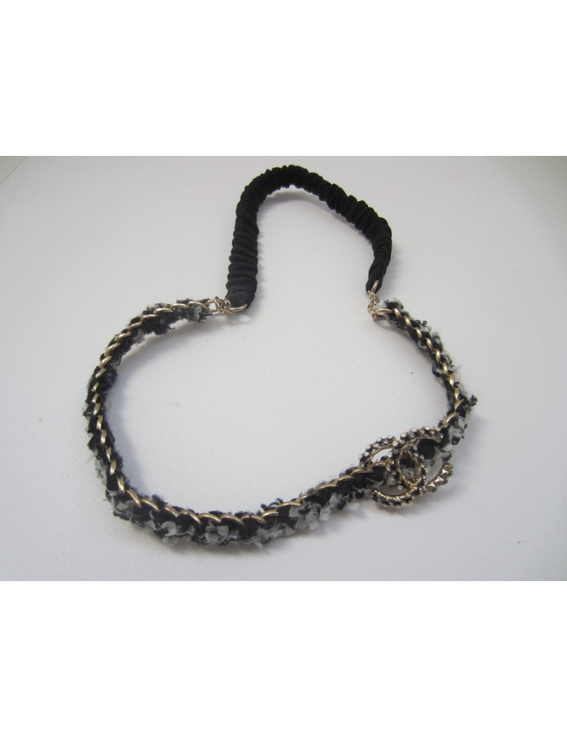 Serre-tête tweed CHANEL