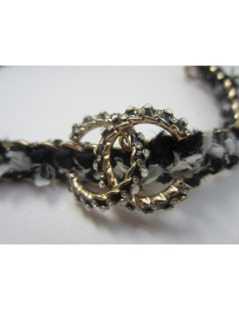 Serre-tête tweed CHANEL