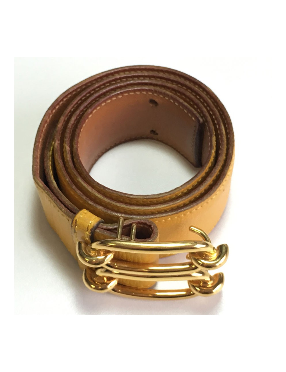 Ceinture HERMES cuir courchevel t 72