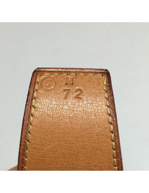 Ceinture HERMES cuir courchevel t 72