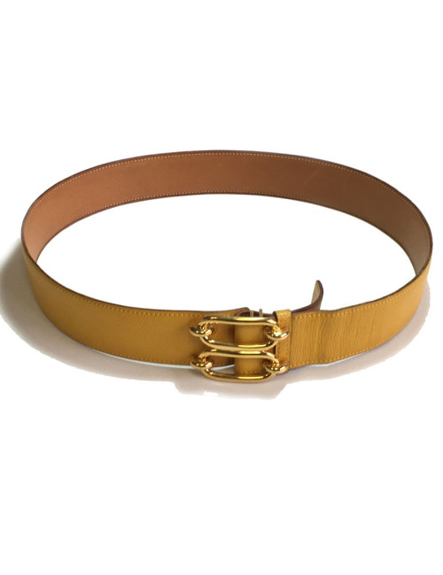 Ceinture HERMES cuir courchevel t 72