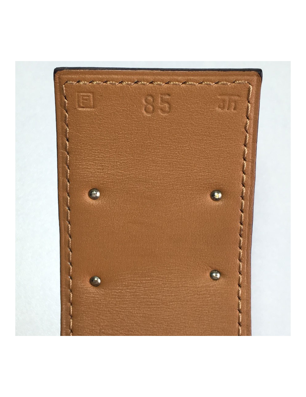 Ceinture Kelly HERMÈS cuir courchevel violet t 85