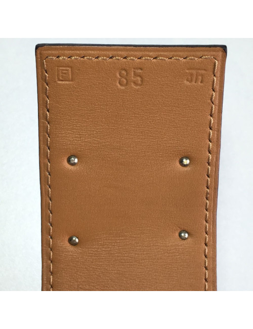 Ceinture Kelly HERMÈS cuir courchevel violet t 85