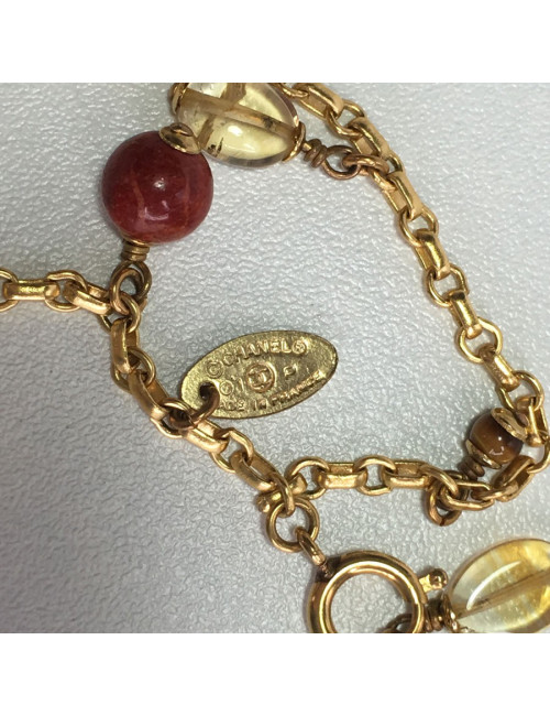 Ceinture sautoir CHANEL  symboles