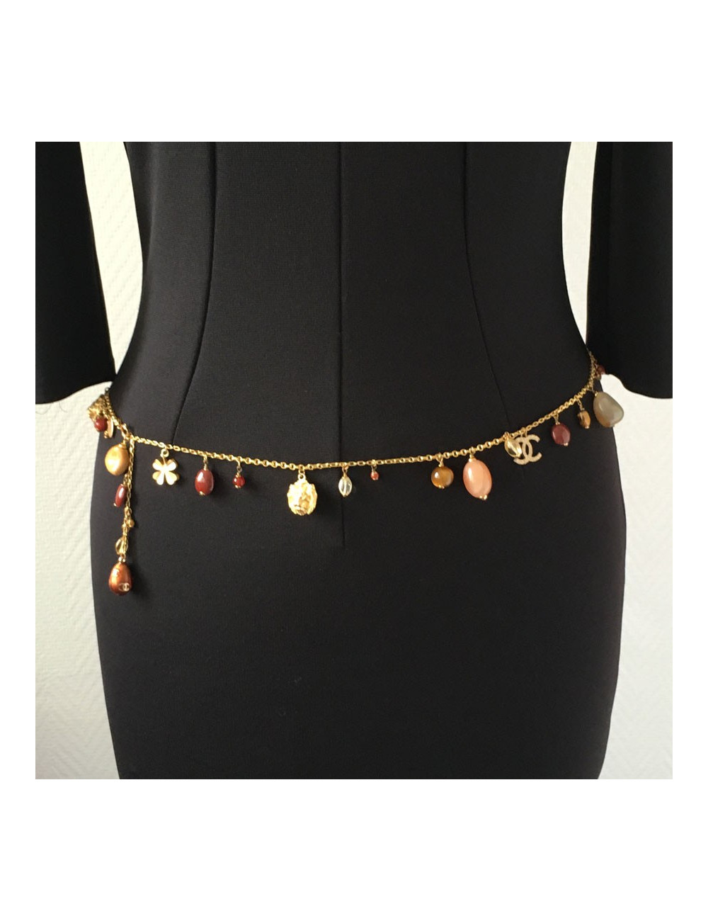 Ceinture sautoir CHANEL  symboles