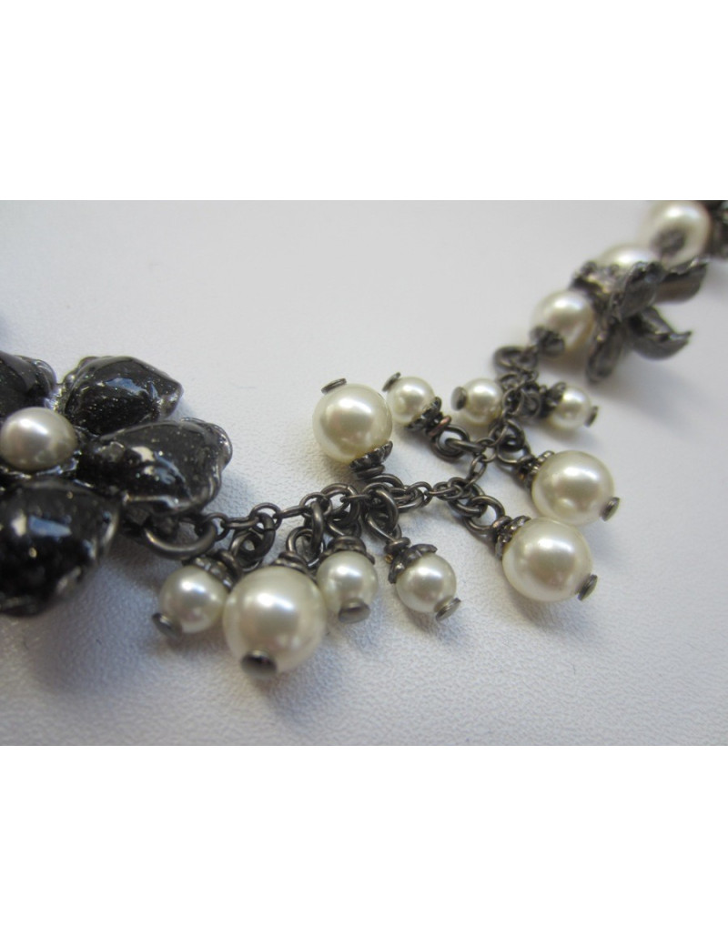 Serre-tête pâte de verre fait main CHANEL