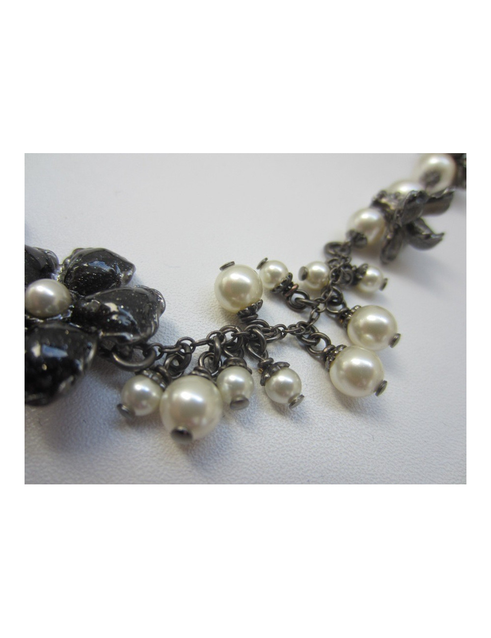 Serre-tête pâte de verre fait main CHANEL