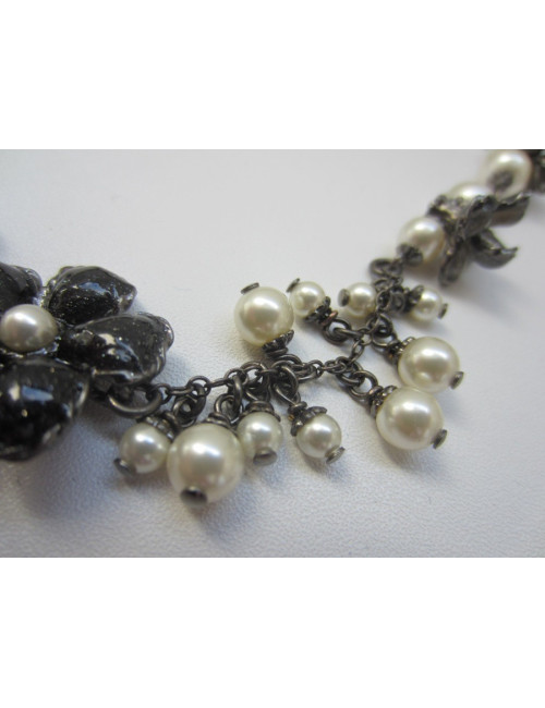 Serre-tête pâte de verre fait main CHANEL