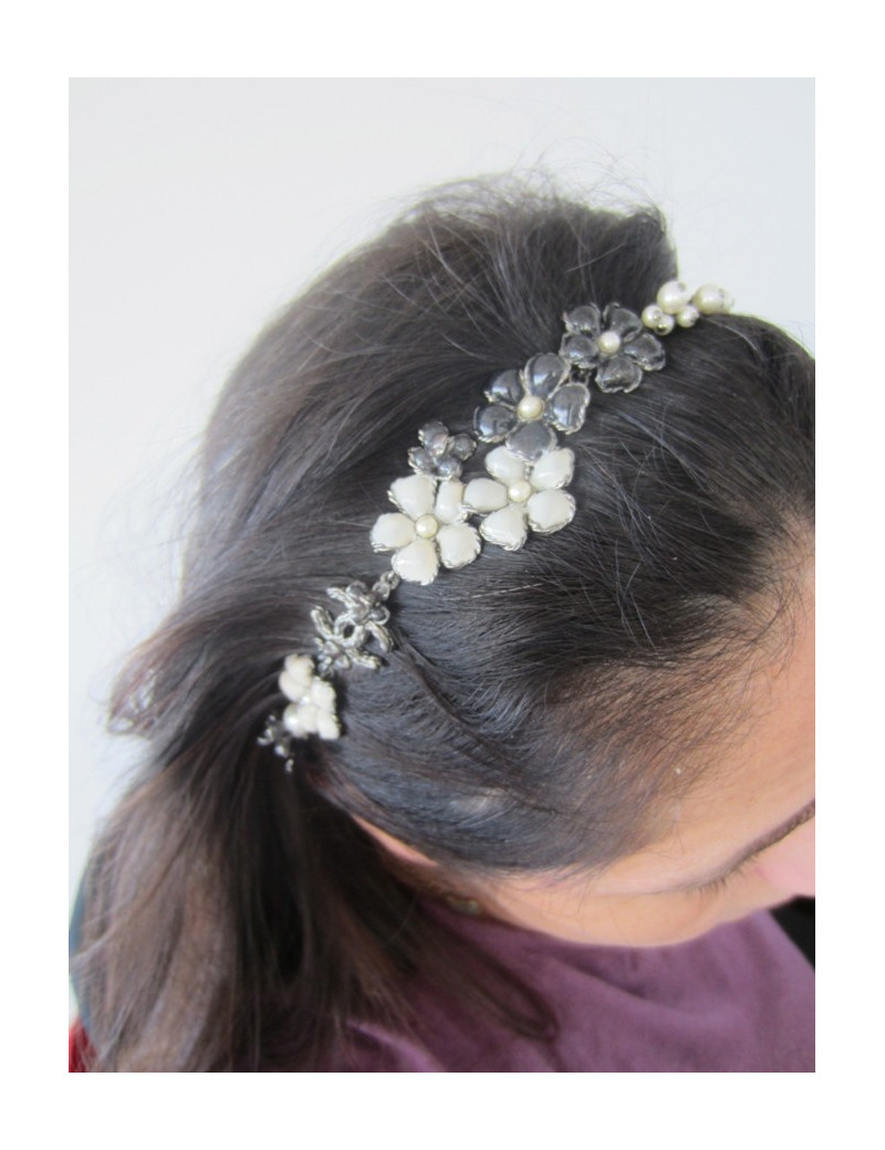 Serre-tête pâte de verre fait main CHANEL