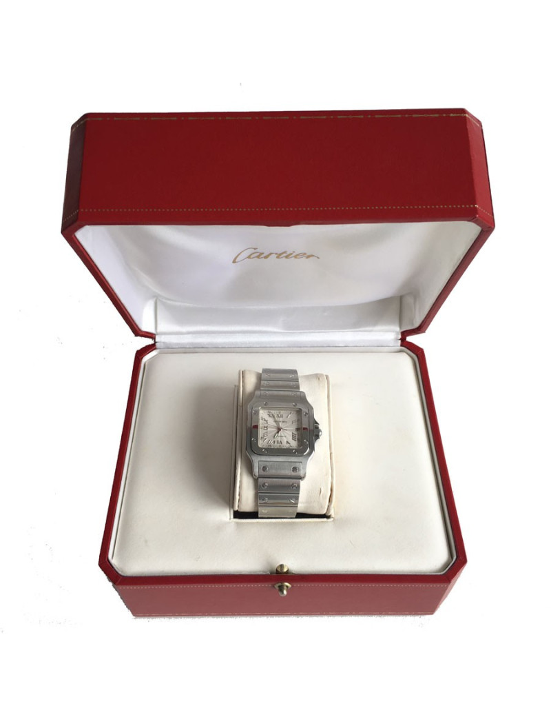 Montre "Santos" CARTIER automatic en acier