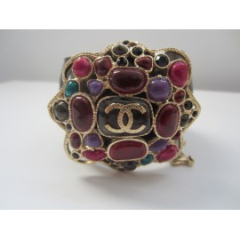 CHANEL couture glass cufflinks