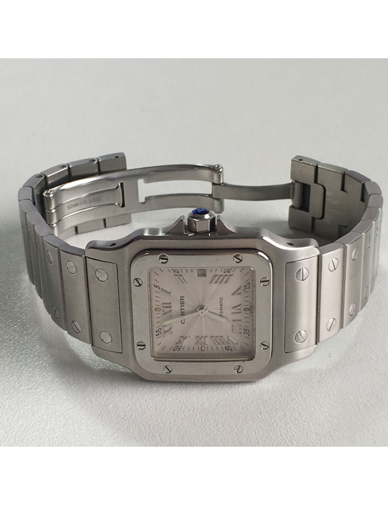 Montre "Santos" CARTIER automatic en acier