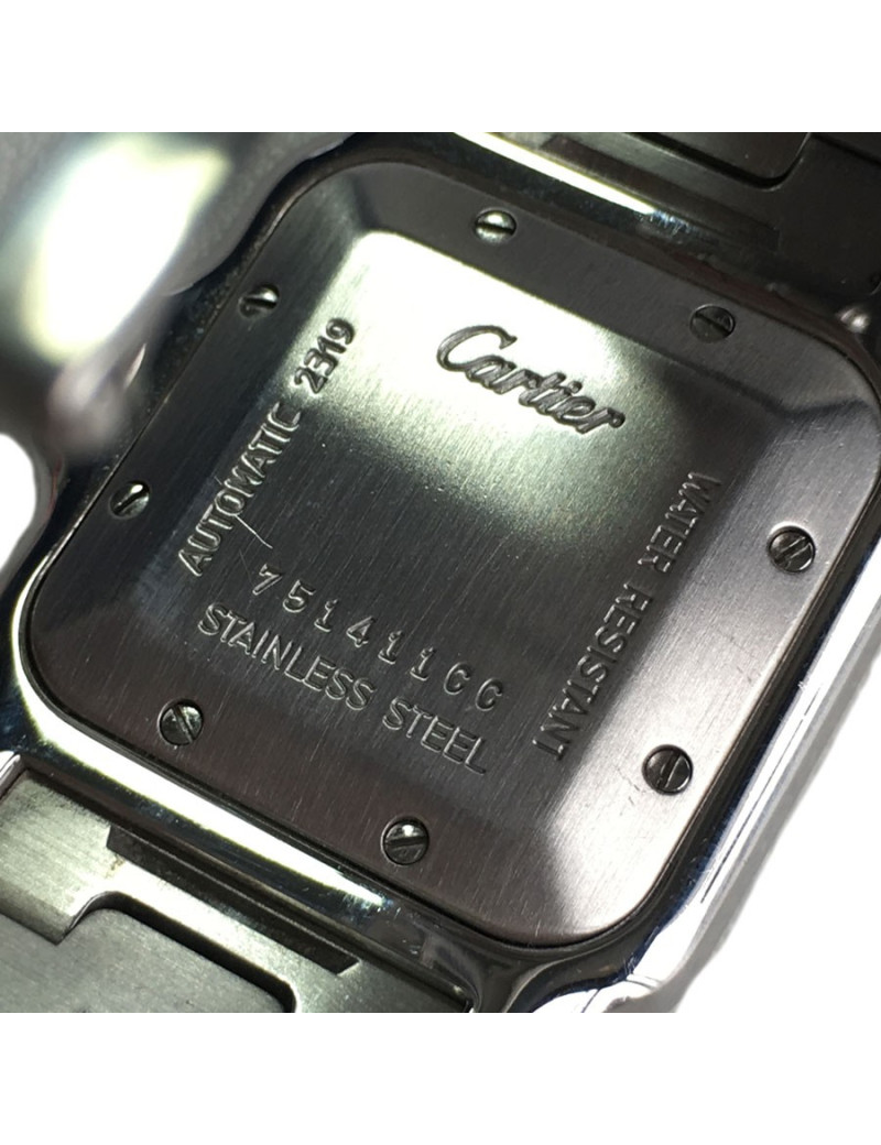 Montre "Santos" CARTIER automatic en acier