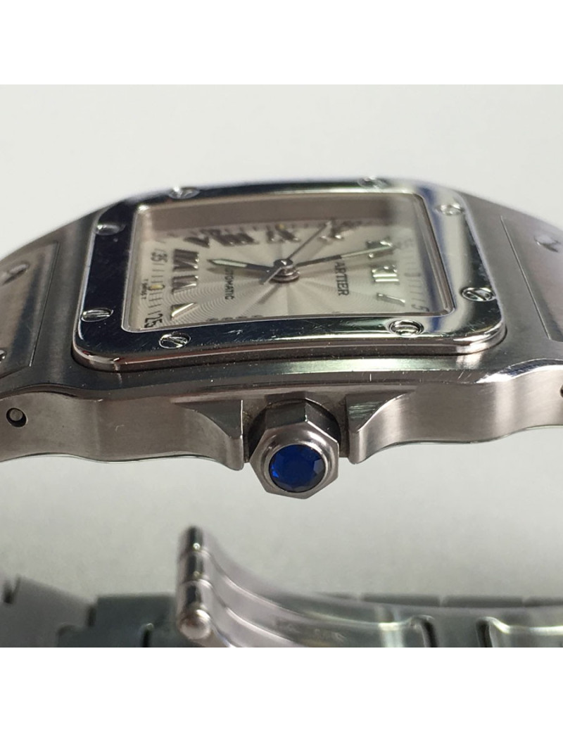 Montre "Santos" CARTIER automatic en acier