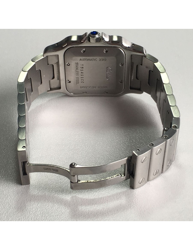 Montre "Santos" CARTIER automatic en acier
