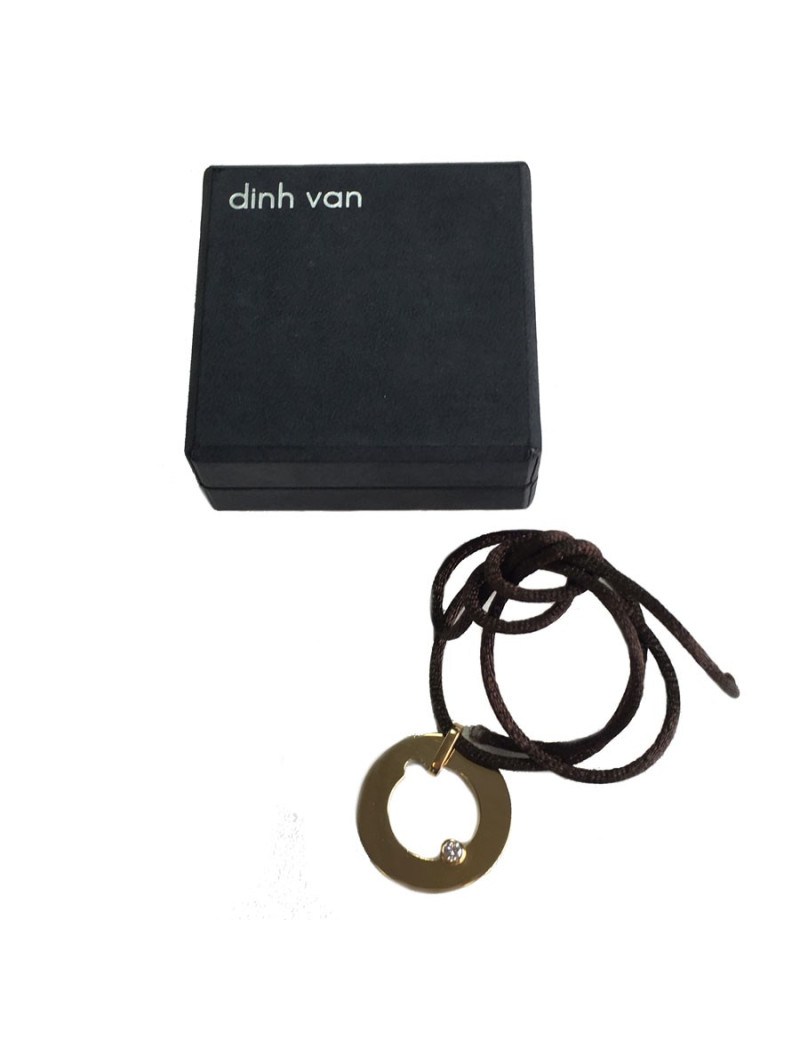 Collier DINH VAN "cible" en or et diamant