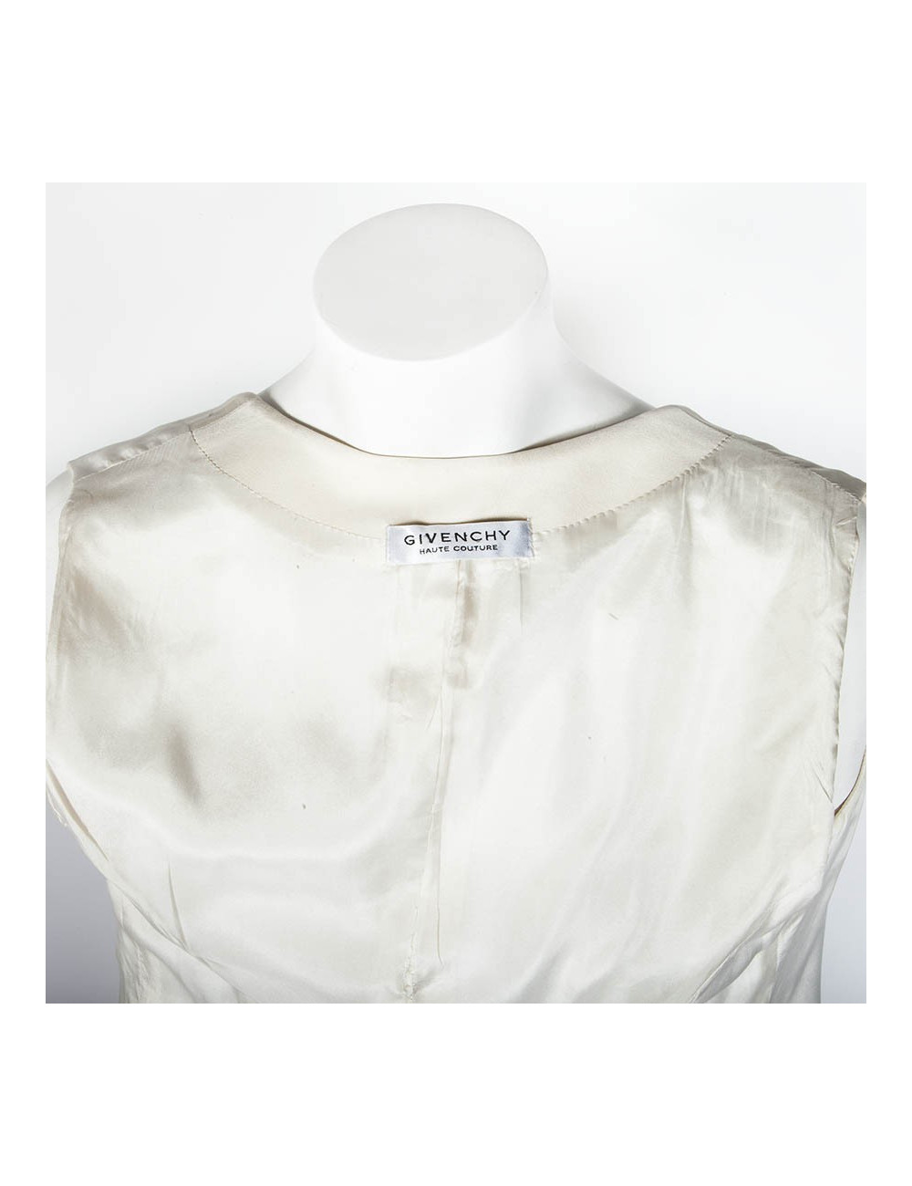 Together GIVENCHY couture crepe silk cream