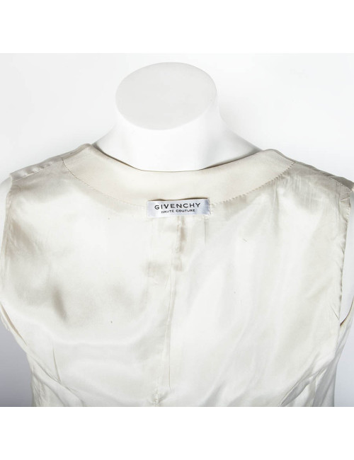 Together GIVENCHY couture crepe silk cream