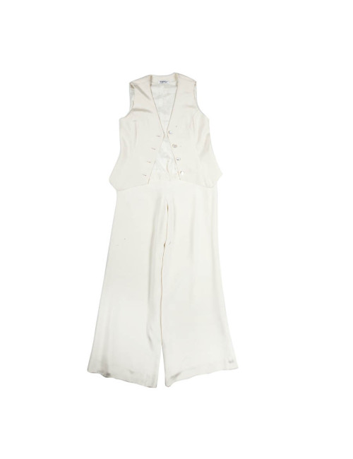 Together GIVENCHY couture crepe silk cream