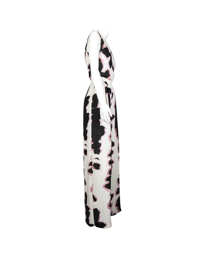 Ensemble CHANEL pantalon et top en soie