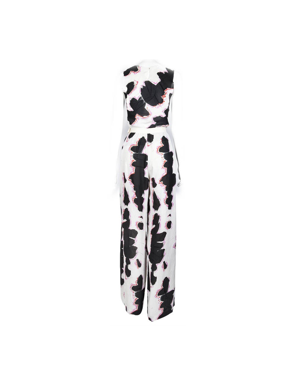 Ensemble CHANEL pantalon et top en soie