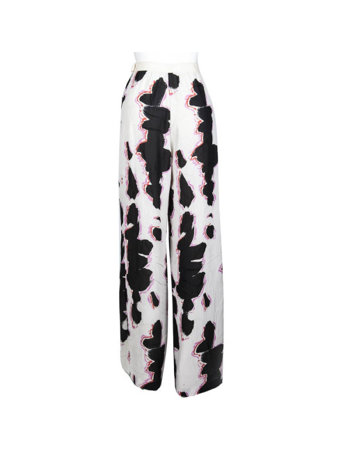 Ensemble CHANEL pantalon et top en soie