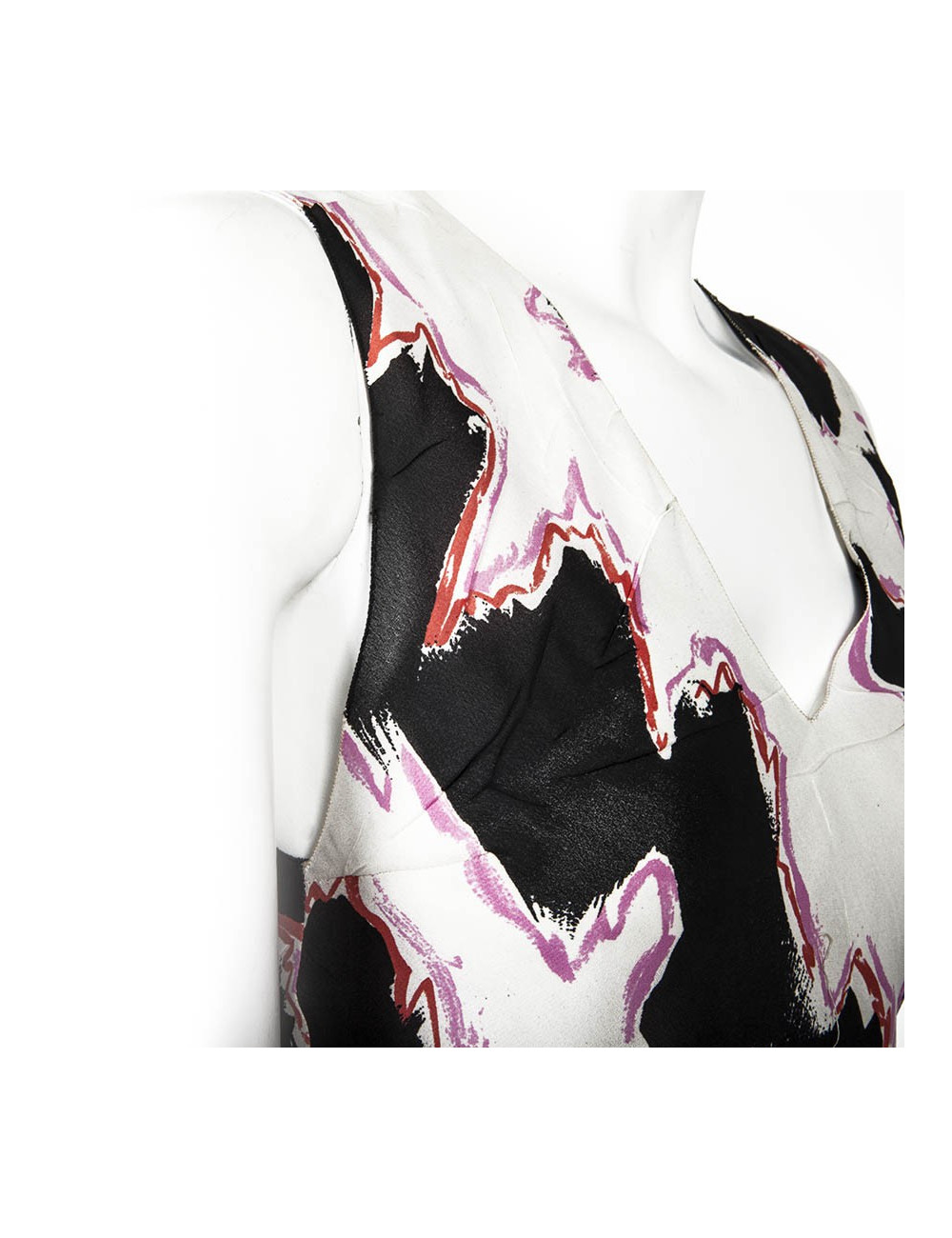 Ensemble CHANEL pantalon et top en soie