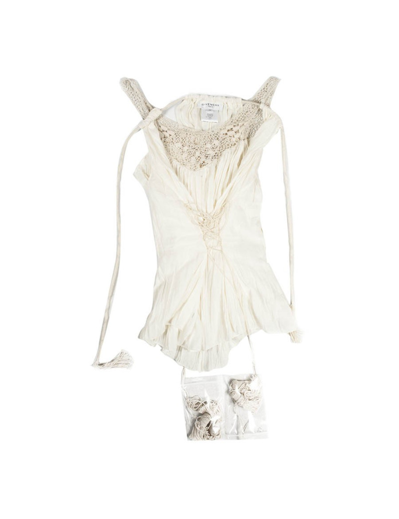 Top GIVENCHY blanc cassé