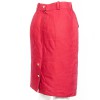 CHANEL high waist red linen size 36FR