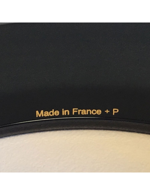 Bracelet HERMES large optique en émail surteint motif chaine d'ancre