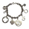 Bracelet symboles CHANEL en argent