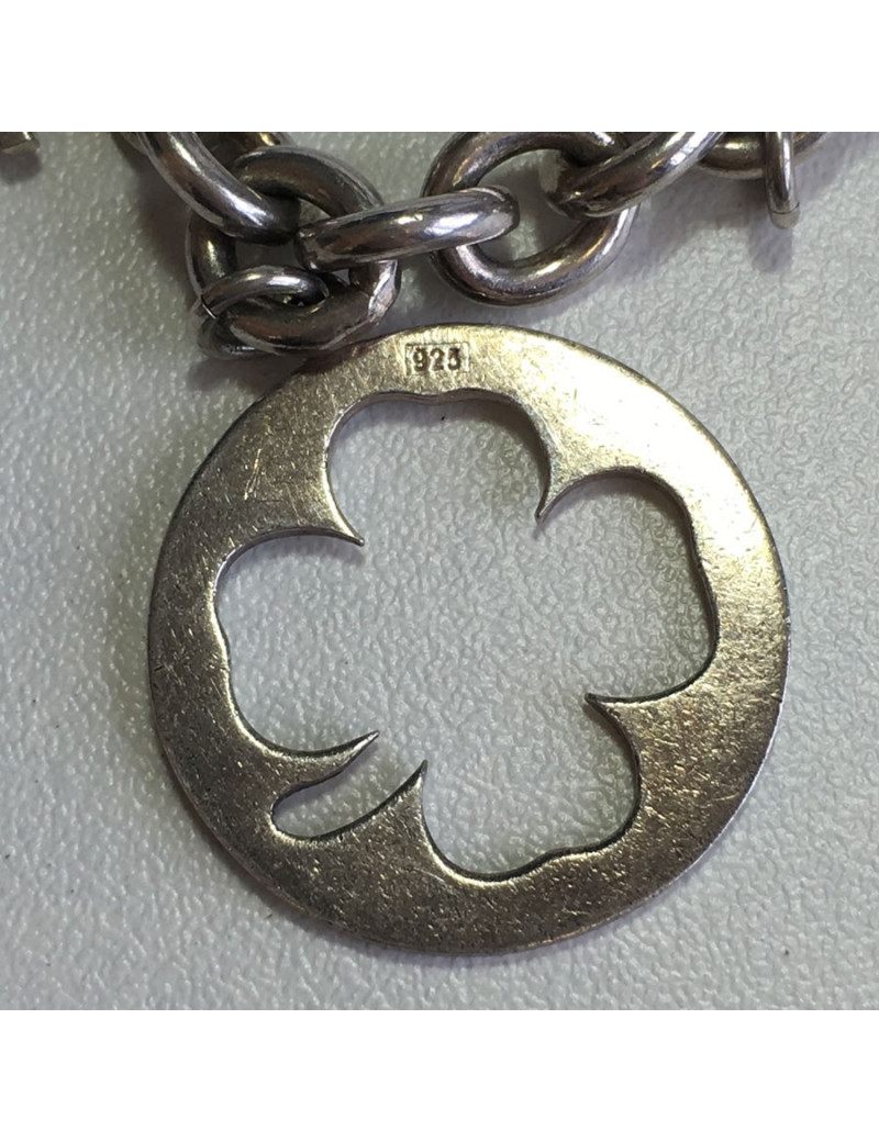 xxx Bracelet symboles CHANEL en argent