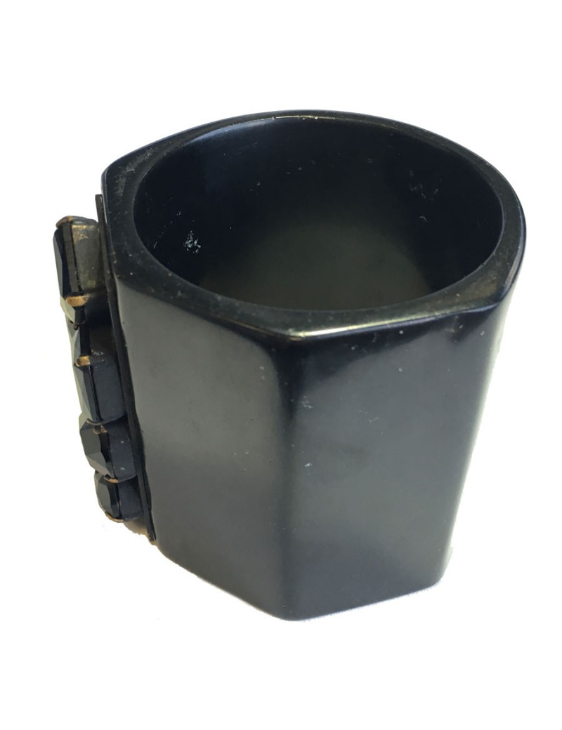 Manchette MARNI en bois noirci