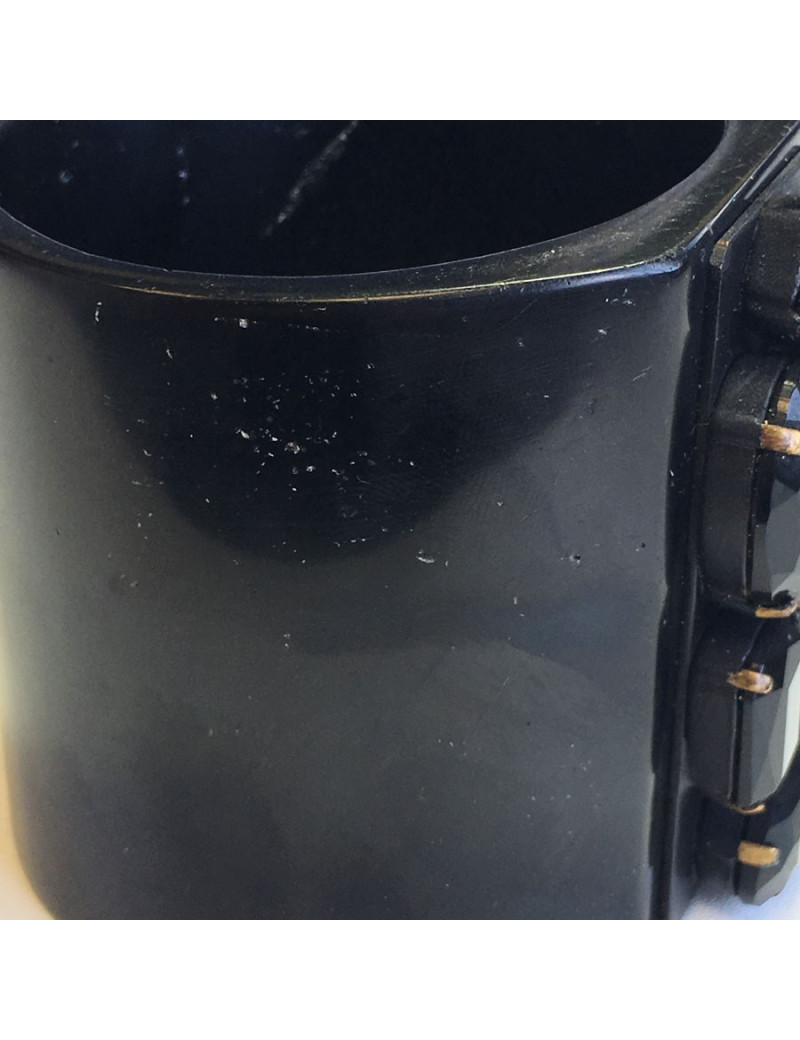 MARNI blackened wood cuff