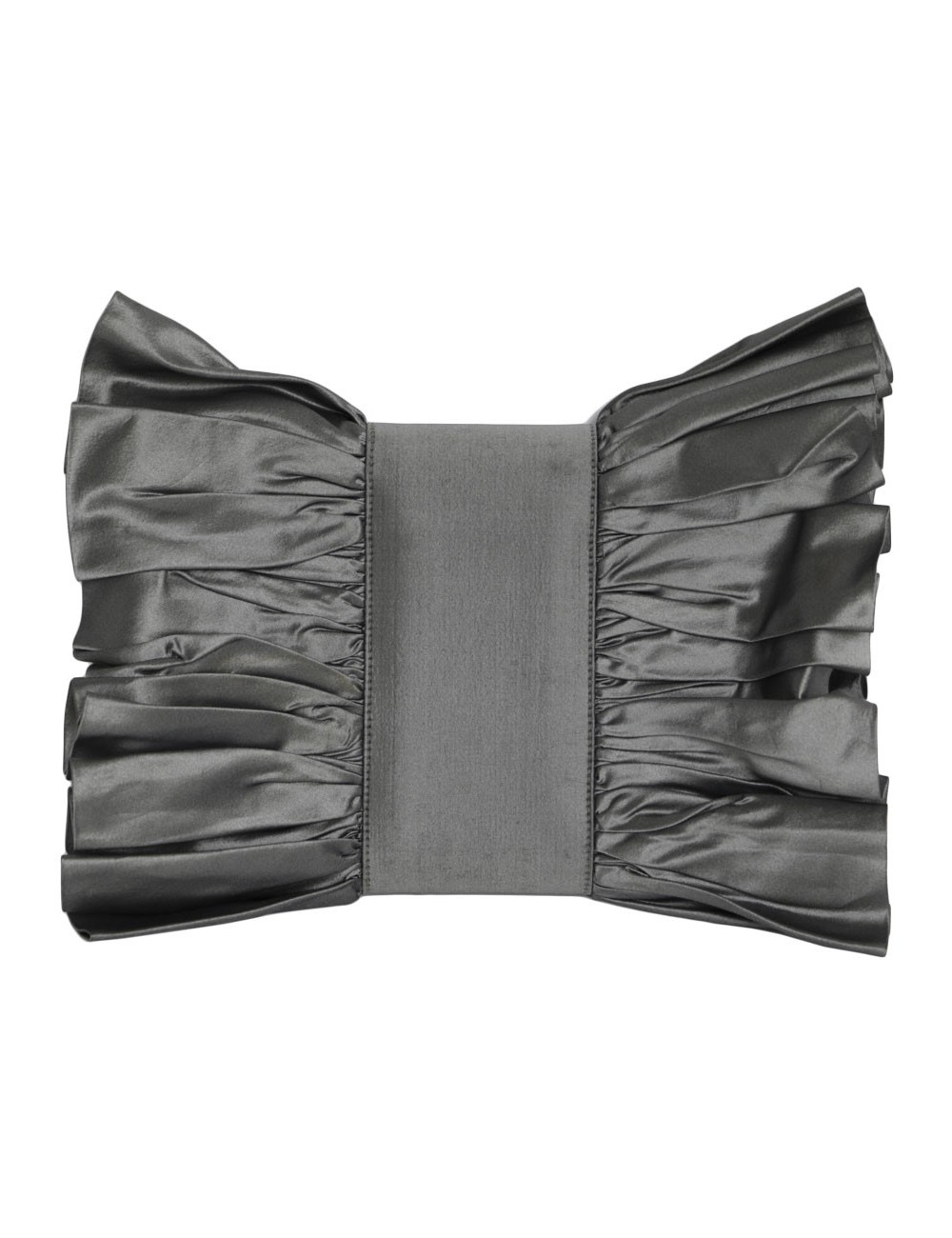 Pochette du soir DIOR satin de soie gris