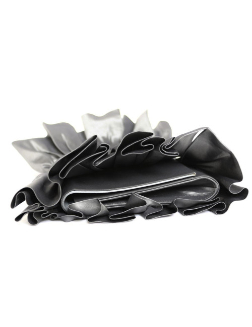 Pochette du soir DIOR satin de soie gris